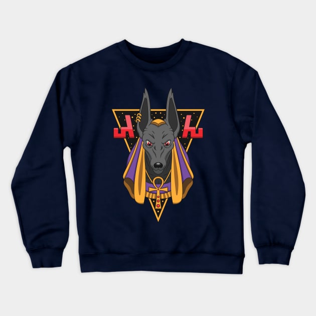 Lord Anubis Crewneck Sweatshirt by Drippn